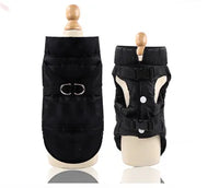 Warm Padded Vest for Dogs Red Black Dog Clothes Winter Apparels Puppy Coat Harness Jacket Waterproof Pet Clothing Costume XS-XXL