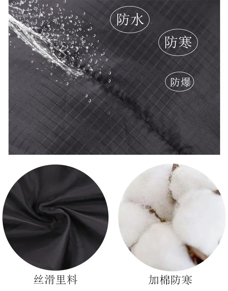 Warm Padded Vest for Dogs Red Black Dog Clothes Winter Apparels Puppy Coat Harness Jacket Waterproof Pet Clothing Costume XS-XXL