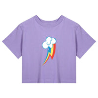 Rainbow Dash Cutie Graphics Design Cute Sexy Crop Tee Women's Street Fashion Rock Style T-Shirts High-Quality Anime Casual Tops