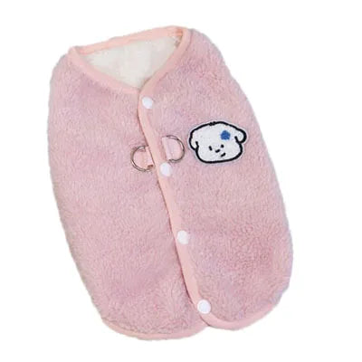 Sweet Dog Clothes Winter Pink Red Fleece Vest Jacket For Small Dogs Chihuahua Dachshund Pet Apparels Puppy Coat Jacket Outfit XL
