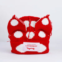 2022 Winter Skullies Cute Women Long ears  fox Hat Crochet Knitted Hat Costume Beanie Hats Women christmas Gift Hip-hop Cap