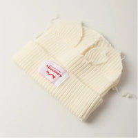 2022 Winter Skullies Cute Women Long ears  fox Hat Crochet Knitted Hat Costume Beanie Hats Women christmas Gift Hip-hop Cap