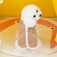 Sweet Dog Clothes Winter Pink Red Fleece Vest Jacket For Small Dogs Chihuahua Dachshund Pet Apparels Puppy Coat Jacket Outfit XL