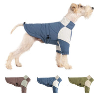 Winter Windproof Dog Coat, Warm Two-Legs Cotton Jacket for Small Medium Large Dogs, Cozy Cold Weather Pet Apparel