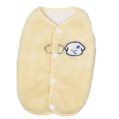 Sweet Dog Clothes Winter Pink Red Fleece Vest Jacket For Small Dogs Chihuahua Dachshund Pet Apparels Puppy Coat Jacket Outfit XL