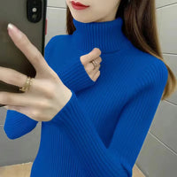 2024 New Women Turtleneck Winter Sweater Women Long Sleeve Knitted Women Sweaters And Pullovers Female Jumper Tricot Tops