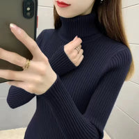 2024 New Women Turtleneck Winter Sweater Women Long Sleeve Knitted Women Sweaters And Pullovers Female Jumper Tricot Tops