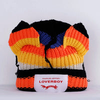 2022 Winter Skullies Cute Women Long ears  fox Hat Crochet Knitted Hat Costume Beanie Hats Women christmas Gift Hip-hop Cap