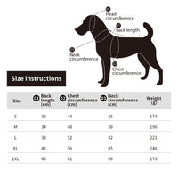 Winter Windproof Dog Coat, Warm Two-Legs Cotton Jacket for Small Medium Large Dogs, Cozy Cold Weather Pet Apparel